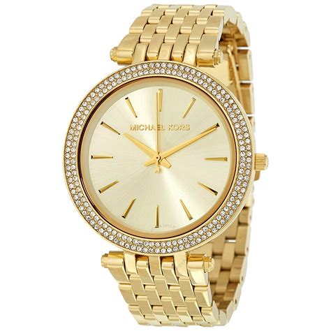 mk ladies watch gold